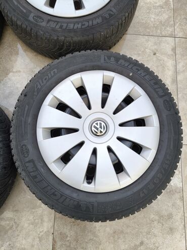 Gume i felne: Set od 4 kompletna točka za Volkswagen. - Gume: Michelin Alpin (M+S — 5
