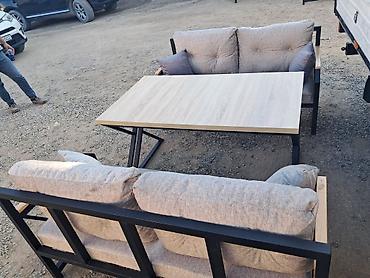 Bağ, çöl mebeli: Yeni, 2 divan, Metal, Azərbaycan — 4