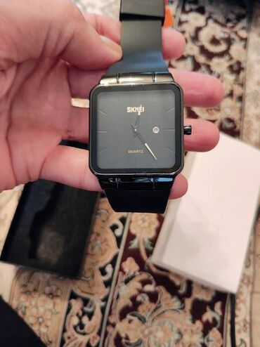 Kişi ayaqqabıları: Yeni, Qol saatı, rəng - Boz