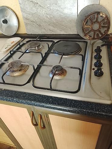 qaz pecinin temiri: Quraşdırılan qaz plitəsi – 3 qaz ocağı + 1 elektrik göz - Panel — 2