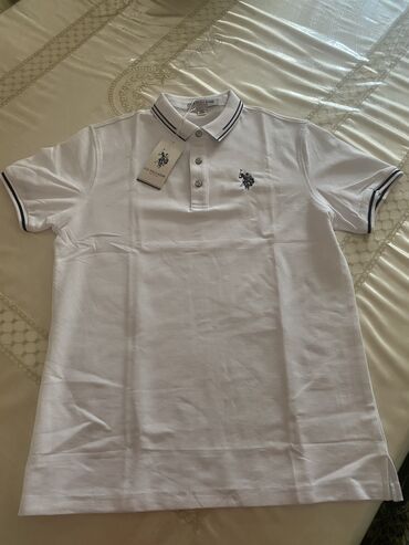 рубашка polo: Көйнөк 2XL (EU 44), түсү - Ак