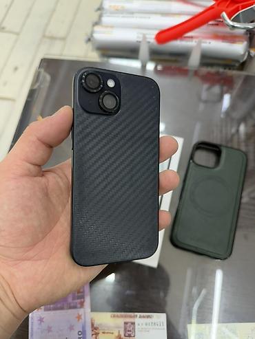 IPhone 15, Б/у, 128 ГБ, Черный, Чехол, 75 % at lalafo.kg IPhone 15, Б/у, 128 ГБ, Черный, Чехол, 75 %