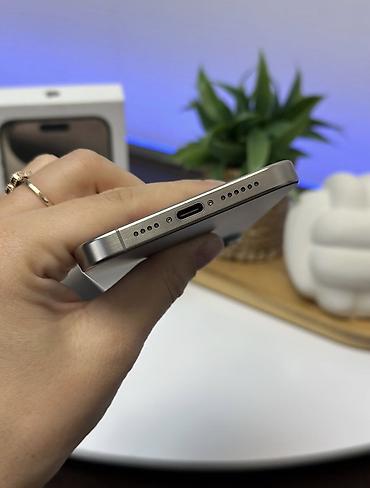 15 pro ma: IPhone 15 Pro Max, Новый, 256 ГБ, Natural Titanium, Защитное стекло, Чехол, Коробка, 88 % — 5