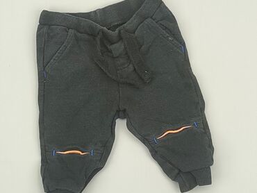 legginsy ze srebrnym lampasem: Spodnie dresowe, Cool Club, 3-6 m, stan - Bardzo dobry