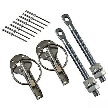 korektor za struju: Komplet brze kopče za haubu (hood pins) – univerzalni set Sadržaj — 1