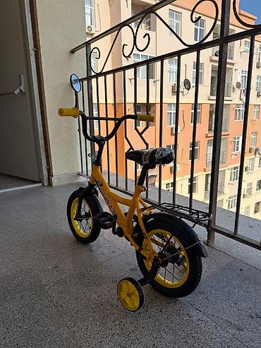 Velosipedlər: İşlənmiş Üç təkərli Uşaq velosipedi Kross, 12", sürətlərin sayı: 16, Ödənişli çatdırılma — 1