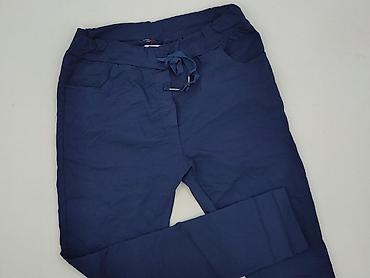 czarne cargo pull and bear: Spodnie materiałowe damskie, rozmiar M — 1