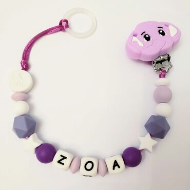Ostale dečije stvari: Silikonski lancic za dudu ili glodalicu sa imenom po vasoj zelji na lalafo.rs — 21 Ostale dečije stvari: Silikonski lancic za dudu ili glodalicu sa imenom po vasoj zelji — 21