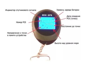 gps навигатор для туризма в Кыргызстан: Брелок навигатор GPS для рыбалки, охоты, туризма является удобным