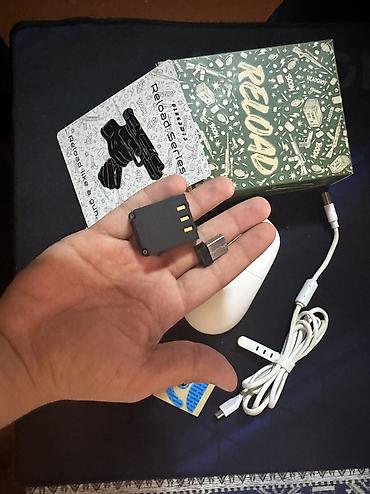 Техника и электроника: Ulugames reload se mouse 1k hz Griptape Skatez 2 ədəd batareya — 3