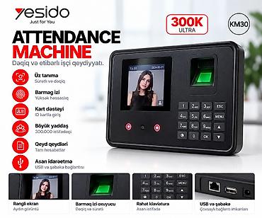 Yesido KM30 “Attendance Machine” – dəqiq və etibarlı işçi qeydiyyatı