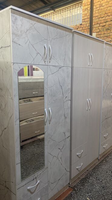 Шкафы для одежды: Шкафы 2 створчатые Эки эшик Эки коздуу шкаф Двух дверный Шифоньер — 8