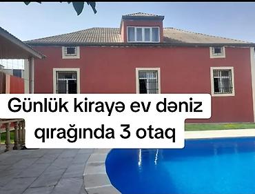culyan kendinde kiraye evler: Günlük kirayə: dəniz kənarında 3 otaqlı həyət evi Xüsusiyyətlər: - — 3