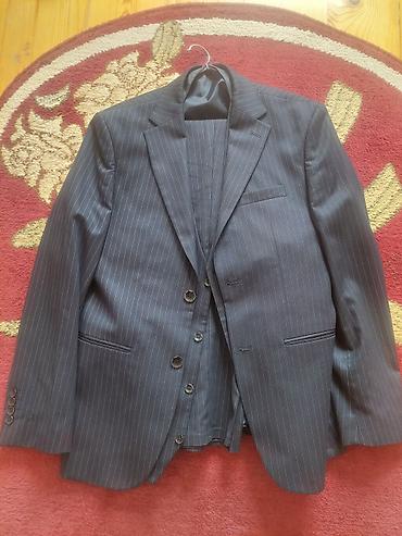 Костюмы: Daniel Gianni kişi kostyumu - Model: Slim fit, zolaqlı (pinstraip) - — 1