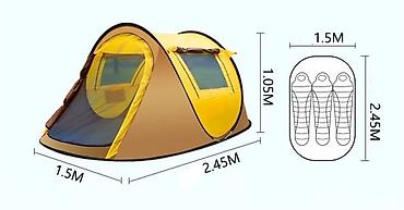 Другие товары для дома и сада: Палатка автоматическая «pop-up» для кемпинга и пляжа - Быстрая — 9