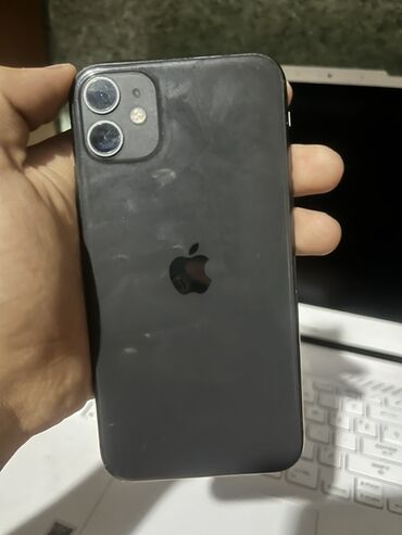 iphone 7 бу ош: IPhone 11, Колдонулган, 64 ГБ, Кара, Каптама, 93 %