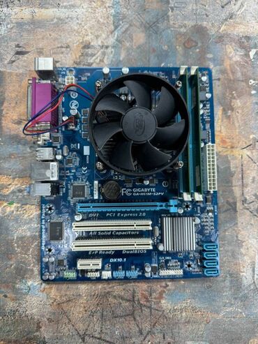 Материнские платы: Материнская плата, Б/у, Gigabyte, LGA1155, Micro-ATX, Для ПК