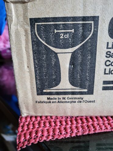 Čaše: Case nove za zastoko pice iz 70ih. god. Zapadna Nemacka. tanje — 3