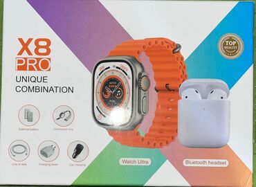 Mobil telefonlar üçün digər aksesuarlar: X8 Pro – Unique Combination seti Paketdə olanlar: - Watch Ultra