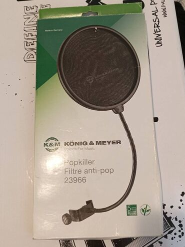 Mikrofoni: Na prodaju profi K&M pop filter XL, korićen bulkvalno za samo 2