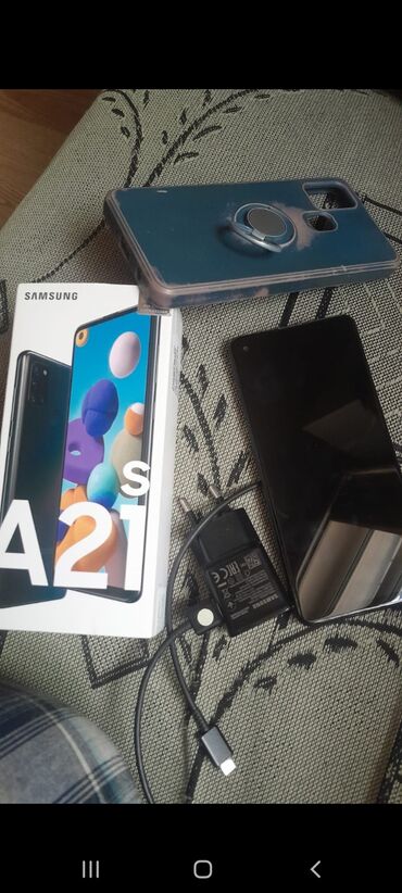 samsug a24: Samsung Galaxy A21, 64 GB, rəng - Göy, Barmaq izi