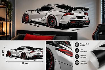 delovi za golf 4: Toyota Supra MK5 Zidna Nalepnica - 2889 # TOYOTA SUPRA MK5 – Zidna — 1