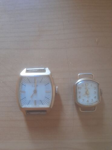 часы наручные скрипичный ключ: Механические наручные часы (2 штуки), золотистые корпуса - Левая