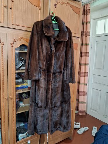 кофта женская: Шуба, Норка, 5XL (EU 50)