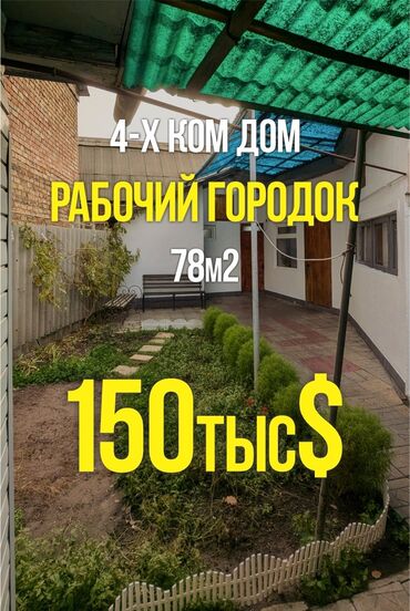 Продажа домов: Дом, 78 м², 4 комнаты, Агентство недвижимости, Косметический ремонт