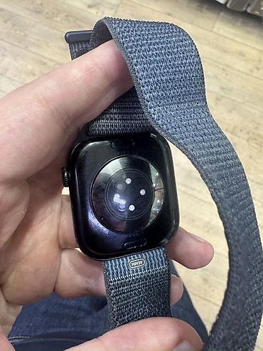 apple saat: Apple Watch 10,46mm ideal veziyyetde karobka usb var 100pil — 4