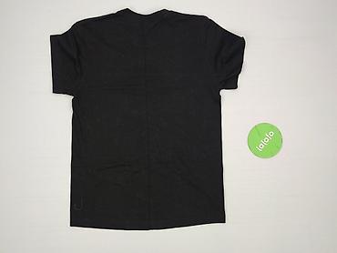 bluzki czarne basic: T-shirt damski, rozmiar M — 4
