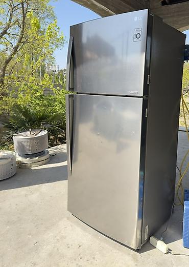ucuz mini soyuducular: LG iki qapılı soyuducu (yuxarıda dondurucu), paslanmayan polad (inox) — 4