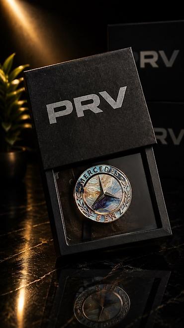 подушка мерседес: Эмблема Mercedes-Benz с натуральным перламутром PRV - Стильный — 2