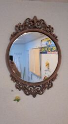 Digər mebel: Зеркало с рамкой из силумина, покрытый медью.СССР 1960-80х годоа — 3