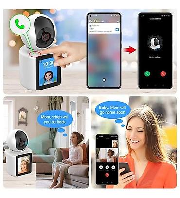 adaptorlar: Ağıllı Wi‑Fi IP kamera – ekranlı video danışıq və nəzarət cihazı - — 4