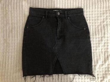 zenske teksas suknje: S (EU 36), Mini, bоја - Crna