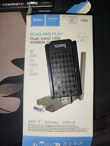 адаптер wi fi: Двухдиапазонный USB‑адаптер Wi‑Fi Hoco HI34 - Поддержка двух — 1