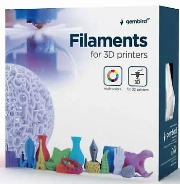 Druga oprema za računare i laptopove: Gembird filament za 3D štampače – PLA, bela boja - Materijal: PLA — 2