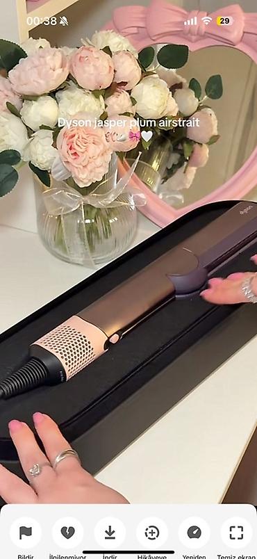 dyson airstrait ikinci el: Dyson Airstrait (Jasper Plum rəngində) – saç qurudan və düzləşdirən — 2