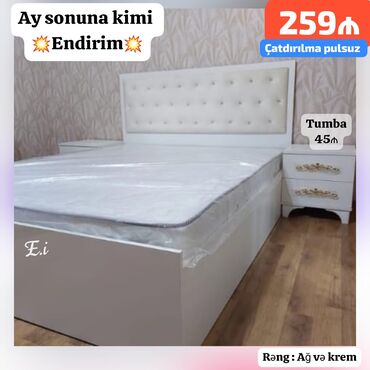 iki nəfərlik matras: Yeni, İkinəfərlik çarpayı, Matras ilə