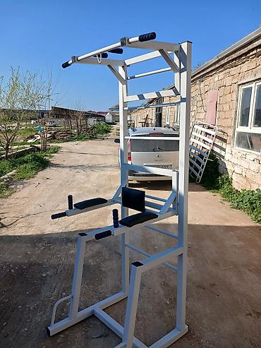 Спорт и отдых: Çoxfunksiyalı ev trenajoru – turnik, dip bar və press üçün stansiya - — 2