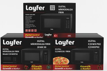 qiril aparatı: Mikrodalğalı soba Ayrıca dayanan, Mikrodalğalar ilə, rəng - Qara, Yeni