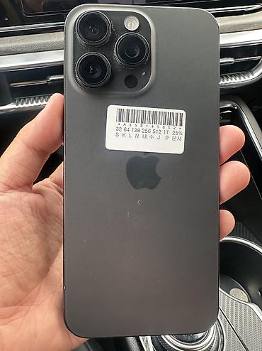 bluetooth aux: IPhone 15 Pro Max, Б/у, 256 ГБ, Black Titanium, Защитное стекло, Чехол, 89 % — 1