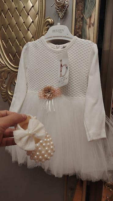 son zeng koynek: Bulsen Baby dəsti – qız uşaqları üçün zərif ziyafət geyimi - Rəng — 1