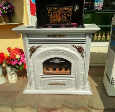 Radiatorlar: Klassik dizaynlı qaz sobası/kamin - Brend yazıları: “SHAYESTEH” — 6