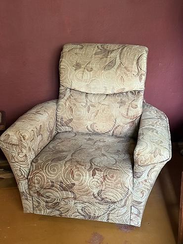 chair kant: Комплект мягкой мебели, Б/у, Самовывоз, цвет - Зеленый — 5