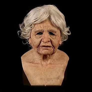 Proizvodi za Odrasle: Realistične lateks/silikonske maske za lice – lik starijeg muškarca - — 25