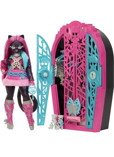 куклы торалей страйп: Кукла монстер хай Monster High Skulltimate Secrets Кэтти Нуар из