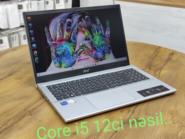 ekran kartı notebook: Acer i5 12ci nesil/RAM 16GB/SSD 256GB Acer Aspire A315-59G İntel Core
