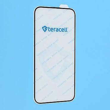 Zaštitne folije i stakla za telefone: Zastitno staklo Teracell Titan 2.5D za iPhone 15 Pro Max 6.7 crni. Uz — 2